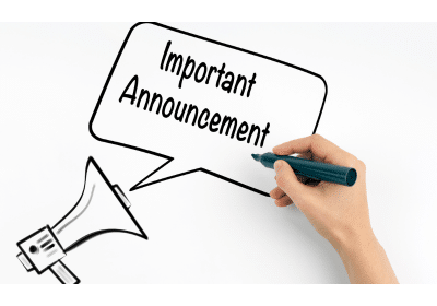 Important Announcement